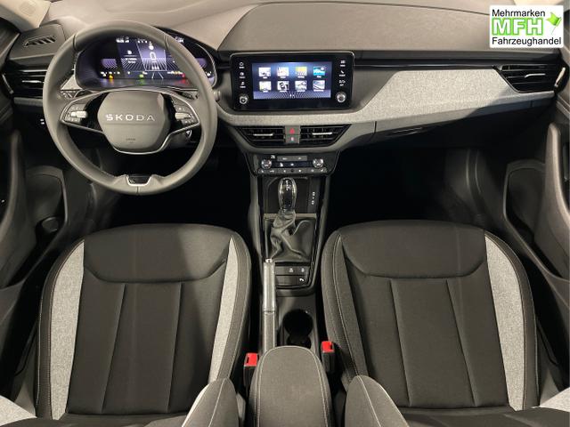 Skoda / KAMIQ / Silber / / / 115PS DSG Matrix+AHK+Kamera+PDC vor+hi+Kessy+Sitzheizung+GVL