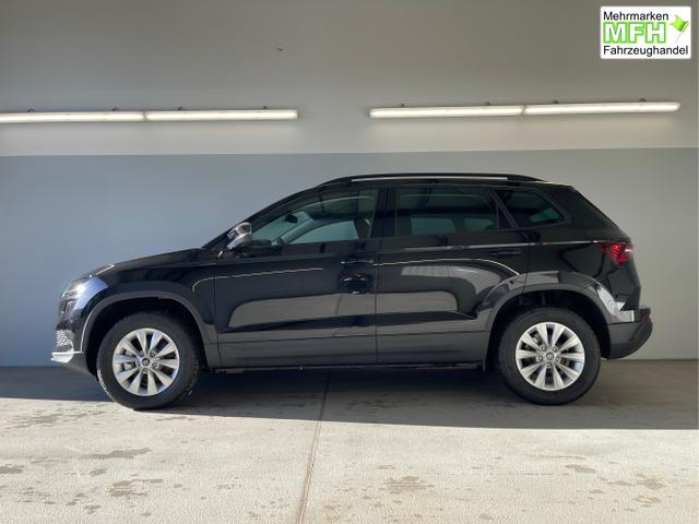 Skoda / Karoq / Schwarz / / / 150PS DSG AHK+Kamera+ACC+Kessy+Kamera+ParkPilot vo+hi+App