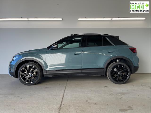 Volkswagen / T-Roc / Blau / / / TDI DSG Pano+Black Style+AHK+Navi+ergoActive+IQ.Drive+Kamera+Keyless