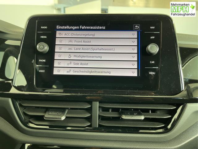 Volkswagen / T-Roc / Blau / / / TDI DSG Pano+Black Style+AHK+Navi+ergoActive+IQ.Drive+Kamera+Keyless