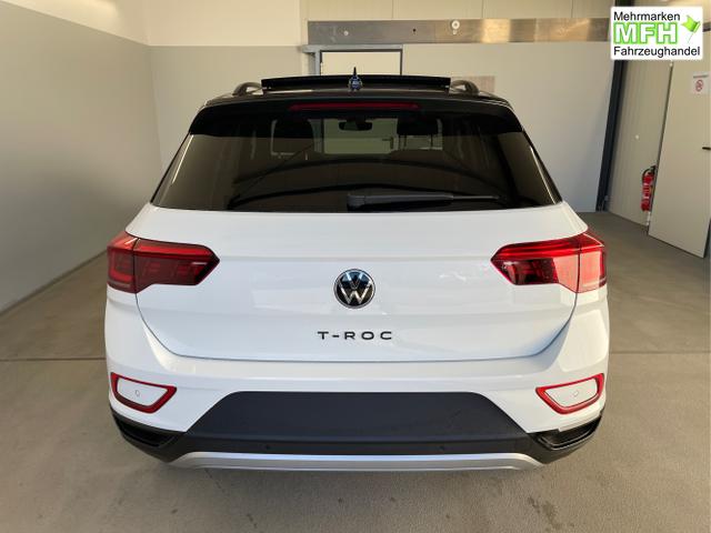 Volkswagen / T-Roc / Wei&szlig; / / / TDI DSG Pano+Black Style+AHK+Navi+ergoActive+IQ.Drive+Kamera+Keyless