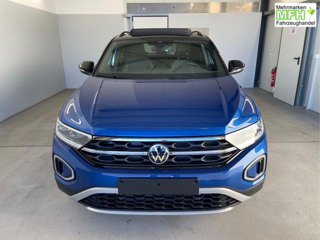 Volkswagen / T-Roc / Blau / / / TDI DSG Pano+Black Style+AHK+Navi+ergoActive+IQ.Drive+Kamera+Keyless