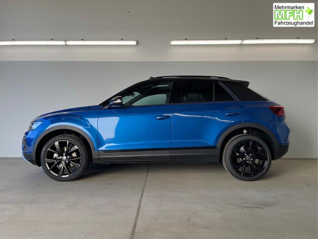 Volkswagen / T-Roc / Blau / / / TDI DSG Pano+Black Style+AHK+Navi+ergoActive+IQ.Drive+Kamera+Keyless