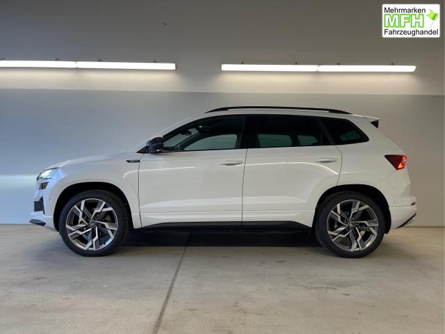 Skoda / Karoq / Wei&szlig; / / / TSI 4x4 360&deg;+19 Zoll+Navi+AHK+360&deg;+ACC+Frontscheibe beheizbar+Travel Assist