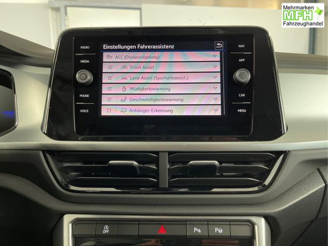Volkswagen / T-Roc / Schwarz / / / 150PS AHK+Keyless+Kamera+ACC+Sitzheiz+Climatronic+Alu17