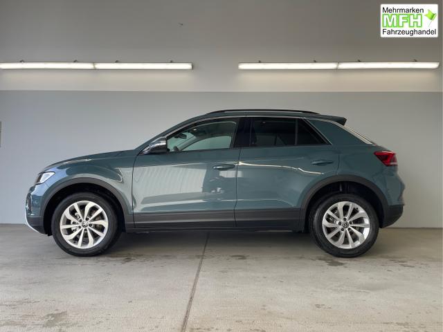Volkswagen / T-Roc / Blau / / / 150PS AHK+Keyless+Kamera+ACC+Sitzheiz+Climatronic+Alu17