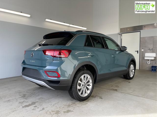 Volkswagen / T-Roc / Blau / / / 150PS AHK+Keyless+Kamera+ACC+Sitzheiz+Climatronic+Alu17