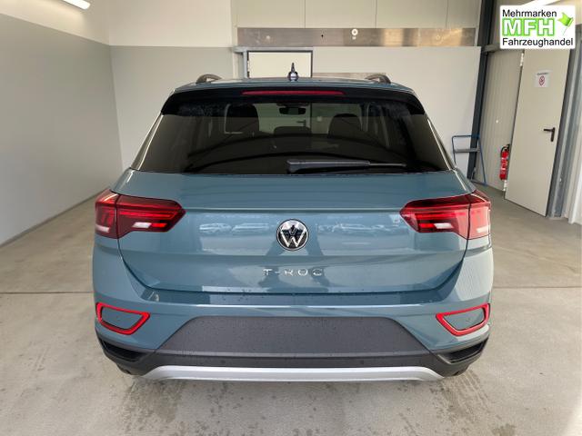 Volkswagen / T-Roc / Blau / / / 150PS AHK+Keyless+Kamera+ACC+Sitzheiz+Climatronic+Alu17