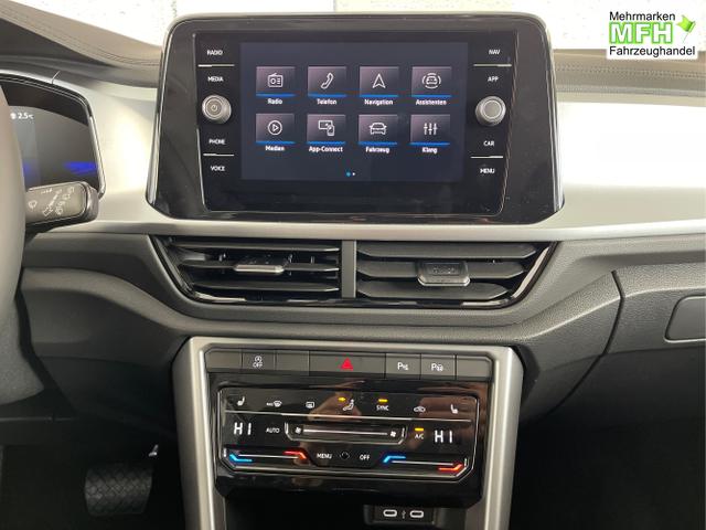 Volkswagen / T-Roc / Blau / / / 150PS AHK+Keyless+Kamera+ACC+Sitzheiz+Climatronic+Alu17