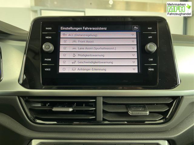 Volkswagen / T-Roc / Blau / / / 150PS AHK+Keyless+Kamera+ACC+Sitzheiz+Climatronic+Alu17