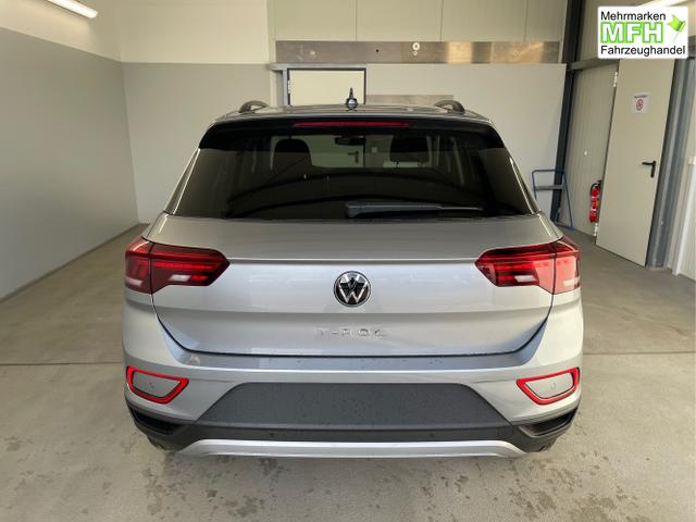 Volkswagen / T-Roc / Silber / / / 150PS AHK+Keyless+Kamera+ACC+Sitzheiz+Climatronic+Alu17