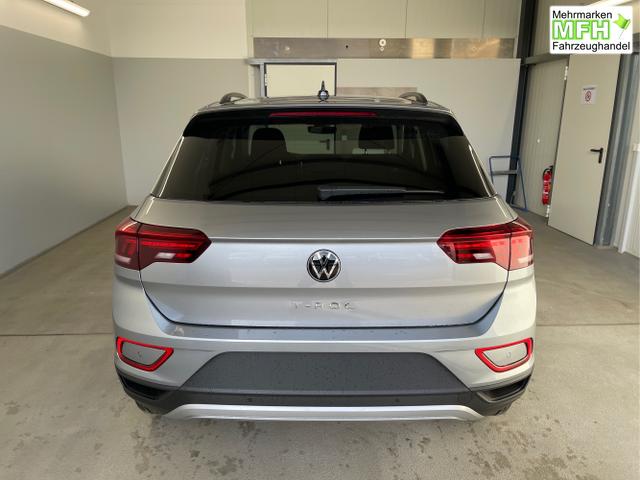 Volkswagen / T-Roc / Silber / / / 150PS AHK+Keyless+Kamera+ACC+Sitzheiz+Climatronic+Alu17
