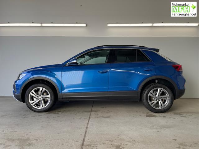 Volkswagen / T-Roc / Blau / / / 150PS AHK+Keyless+Kamera+ACC+Sitzheiz+Climatronic+Alu17
