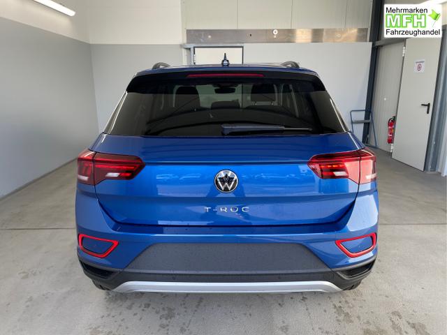 Volkswagen / T-Roc / Blau / / / 150PS AHK+Keyless+Kamera+ACC+Sitzheiz+Climatronic+Alu17