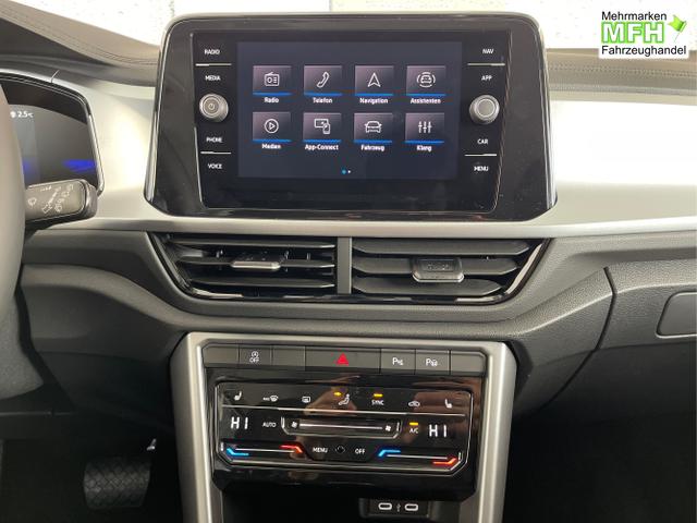 Volkswagen / T-Roc / Blau / / / 150PS AHK+Keyless+Kamera+ACC+Sitzheiz+Climatronic+Alu17