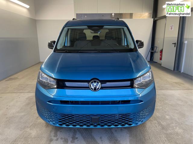 Volkswagen / Caddy / Blau / / / 115PS DSG AHK+7 Sitze+Kamera+App-Connect+Winterpaket+ACC+SideAssist