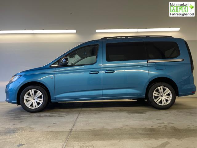Volkswagen / Caddy / Blau / / / 115PS DSG AHK+7 Sitze+Kamera+App-Connect+Winterpaket+ACC+SideAssist