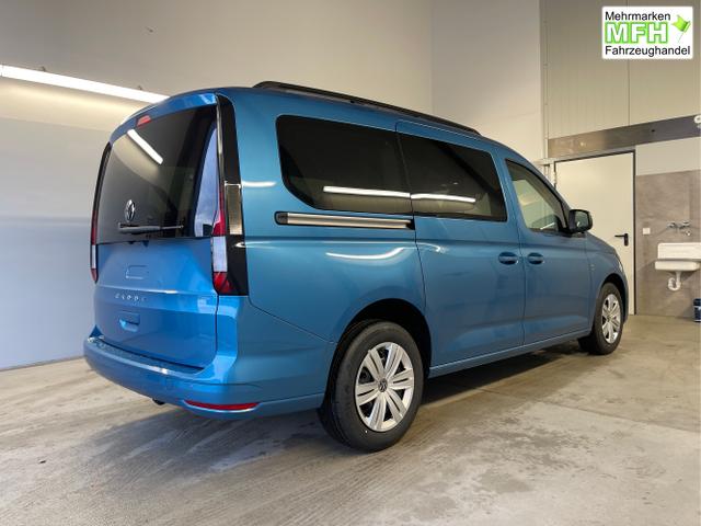 Volkswagen / Caddy / Blau / / / 115PS DSG AHK+7 Sitze+Kamera+App-Connect+Winterpaket+ACC+SideAssist