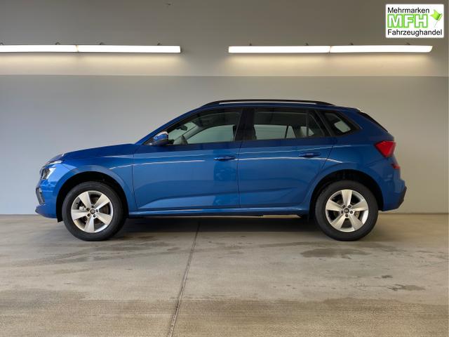 Skoda / KAMIQ / Blau / / / 115PS DSG AHK+16 Zoll Alu+Sitzheizung+App-Connect+GVL