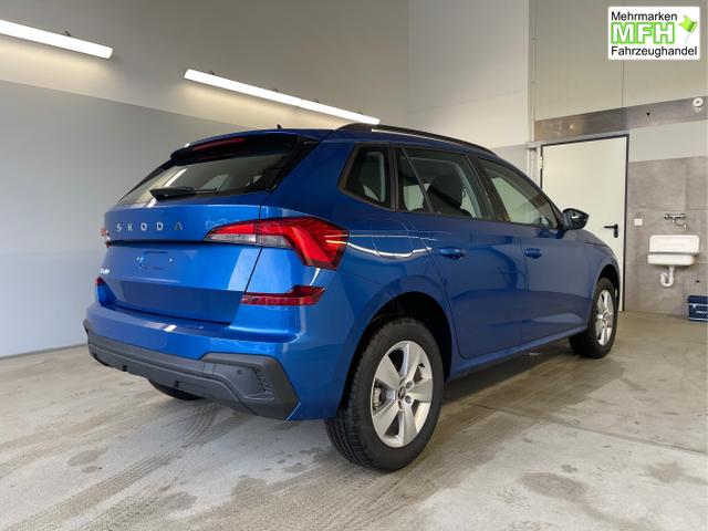 Skoda / KAMIQ / Blau / / / 115PS DSG AHK+16 Zoll Alu+Sitzheizung+App-Connect+GVL