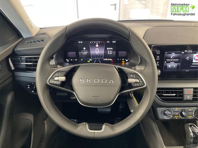 Skoda / KAMIQ / Blau / / / 115PS DSG AHK+16 Zoll Alu+Sitzheizung+App-Connect+GVL