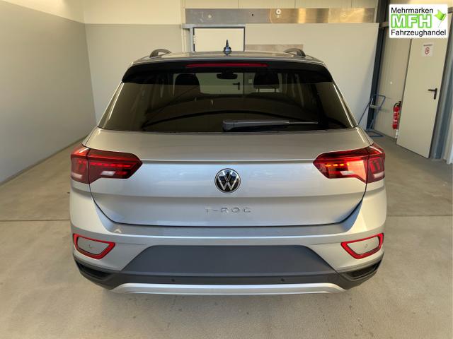 Volkswagen / T-Roc / Silber / / / 150PS AHK+Keyless+Kamera+ACC+Sitzheiz+Climatronic+Alu17