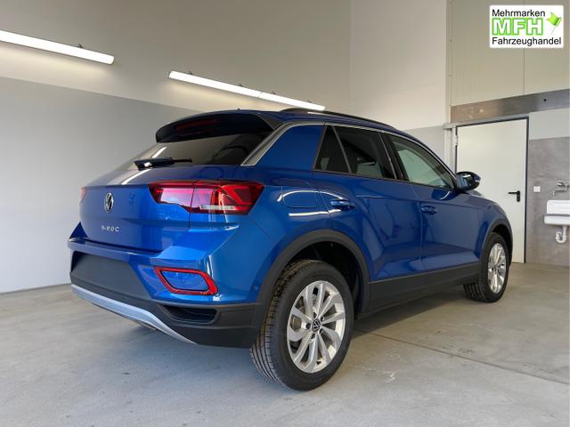 Volkswagen / T-Roc / Blau / / / 150PS AHK+Keyless+Kamera+ACC+Sitzheiz+Climatronic+Alu17
