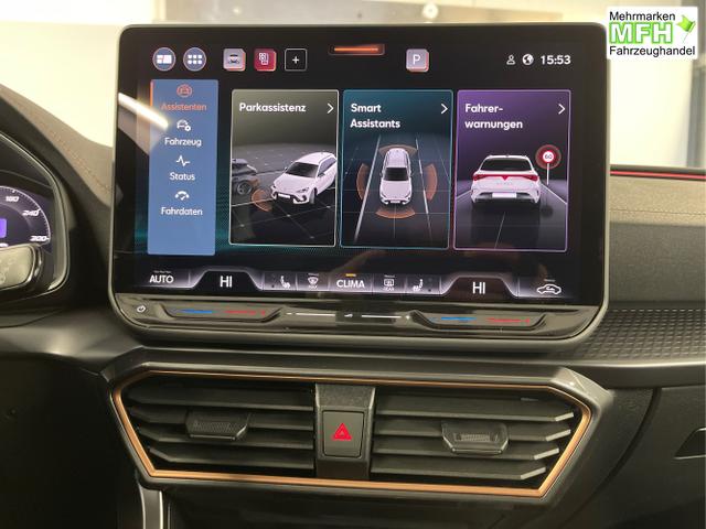 Cupra / Leon Sportstourer / Grau / / / 150PS eTSI DSG AHK+Edge+Kamera+IntelliDrive+Sitzheiz+Alu18+ACC