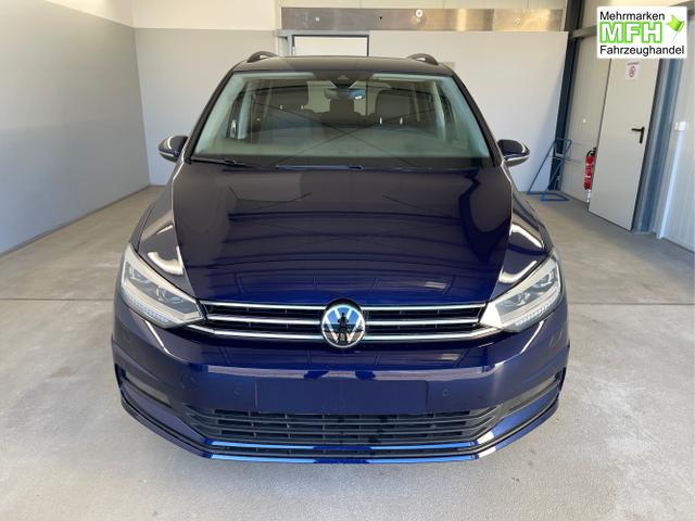 Volkswagen / Touran / Blau / / / 1.5 TSI DSG 7Sitz+AHK+IQ.Light+Kamera+Navi+eHeck+Keyless+Sitzheiz