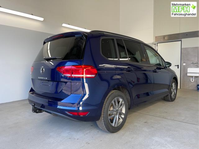 Volkswagen / Touran / Blau / / / 1.5 TSI DSG 7Sitz+AHK+IQ.Light+Kamera+Navi+eHeck+Keyless+Sitzheiz
