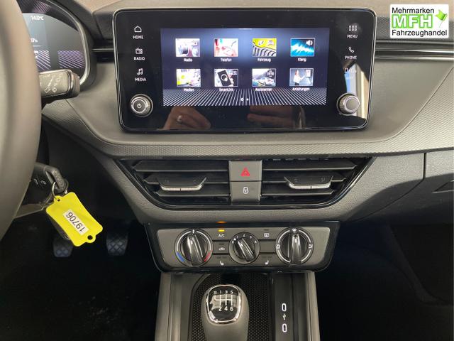 Skoda / Scala / Grau / / / 115PS GV5+AHK+Alu16+Sitzheiz+FrontAssist+Touchscreen+Lichtsensor 