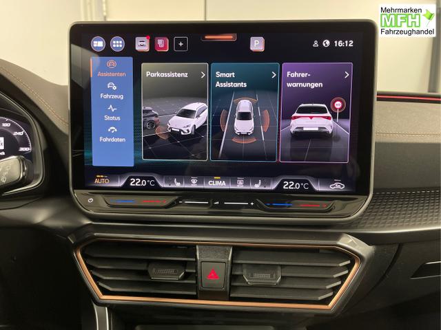 Cupra / Leon Sportstourer / Grau / / / 150PS TDI DSG AHK+Matrix+Navi+Kessy+Kamera+SideAssist+Sitzheiz+Alu18