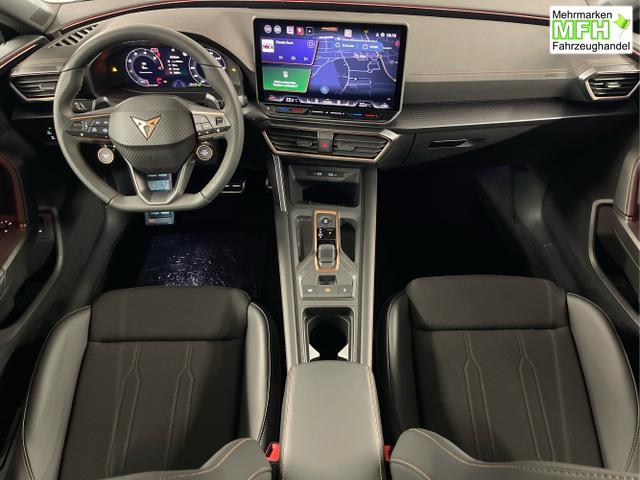 Cupra / Leon Sportstourer / Schwarz / / / 150PS TDI DSG AHK+Matrix+Navi+Kessy+Kamera+SideAssist+Sitzheiz+Alu18