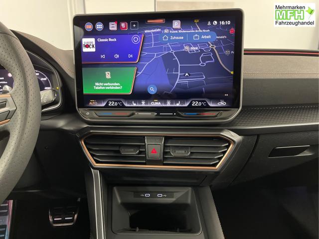 Cupra / Leon Sportstourer / Schwarz / / / 150PS TDI DSG AHK+Matrix+Navi+Kessy+Kamera+SideAssist+Sitzheiz+Alu18