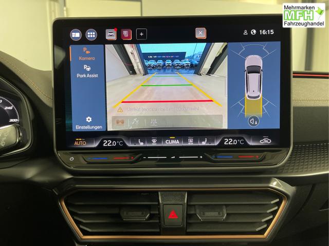 Cupra / Leon Sportstourer / Schwarz / / / 150PS TDI DSG AHK+Matrix+Navi+Kessy+Kamera+SideAssist+Sitzheiz+Alu18