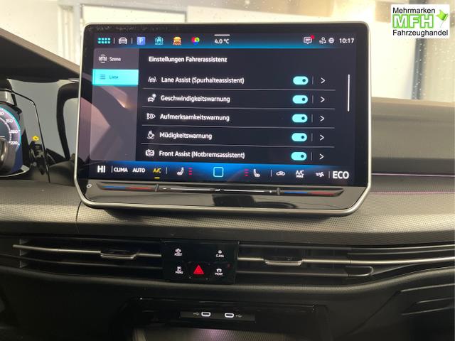 Volkswagen / Golf / Wei&szlig; / / / 1.5 eHybrid 150kW/204PS DSG IQ.Light+Navi+Travel Assist+HUD+Winterpaket