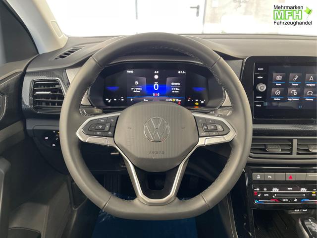 Volkswagen / T-Cross / Blau / / / 115PS DSG AHK+Navi+Kessy+Sitzheizung+App-Connect+ACC