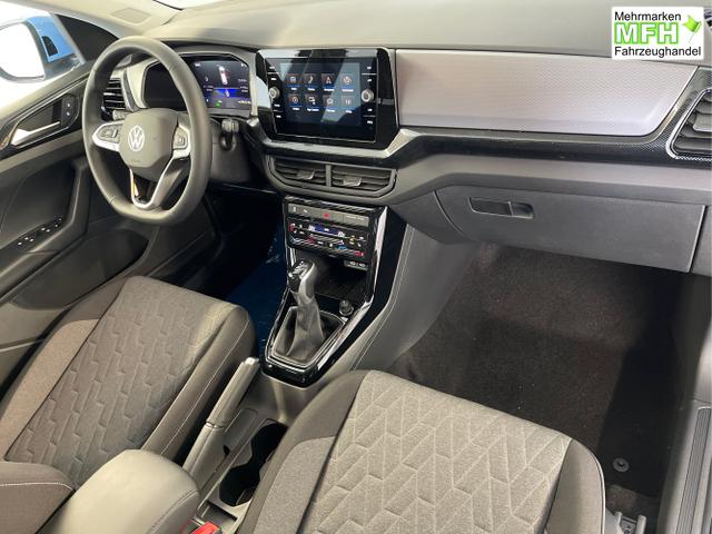 Volkswagen / T-Cross / Blau / / / 115PS DSG AHK+Navi+Kessy+Sitzheizung+App-Connect+ACC