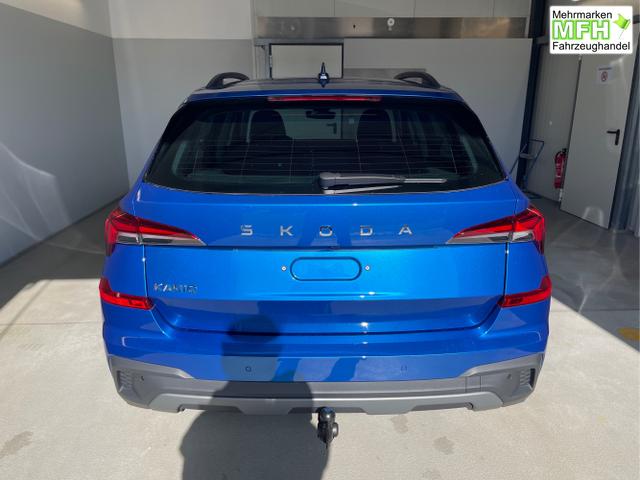 Skoda / KAMIQ / Blau / / / 115PS DSG Matrix+AHK+Kamera+PDC vor+hi+Kessy+Sitzheizung+GVL