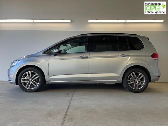 Volkswagen / Touran / Silber / / / 150PS 7Si+IQ.Light+TrailerAss+Cam+Navi+Kamera+Alarm+Kessy+App-Connect