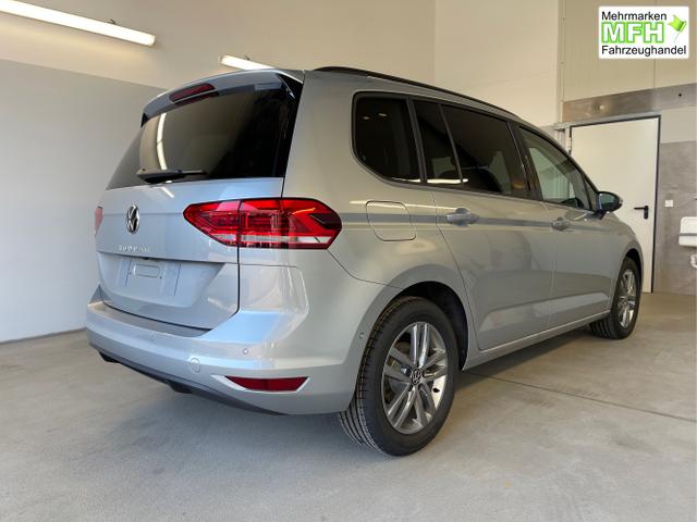 Volkswagen / Touran / Silber / / / 150PS 7Si+IQ.Light+TrailerAss+Cam+Navi+Kamera+Alarm+Kessy+App-Connect