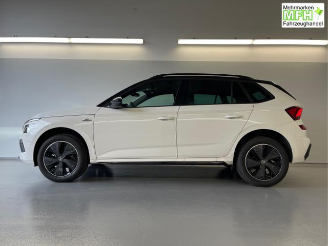 Skoda / KAMIQ / Wei&szlig; / / / 115PS DSG AHK+Navi+Matrix+GV5+Pano+Kessy+Kamera+Alu17+Sitzheiz