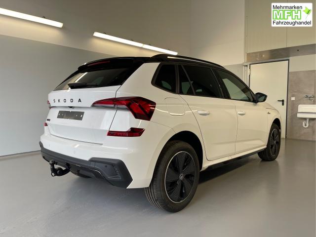 Skoda / KAMIQ / Wei&szlig; / / / 115PS DSG AHK+Navi+Matrix+GV5+Pano+Kessy+Kamera+Alu17+Sitzheiz