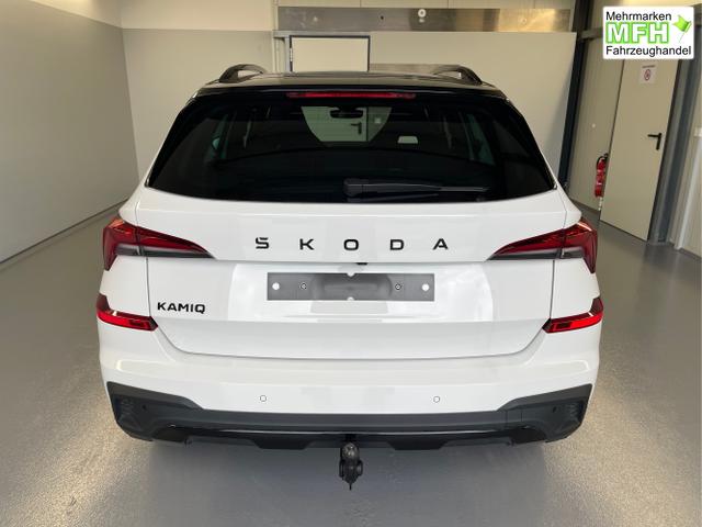 Skoda / KAMIQ / Wei&szlig; / / / 115PS DSG AHK+Navi+Matrix+GV5+Pano+Kessy+Kamera+Alu17+Sitzheiz