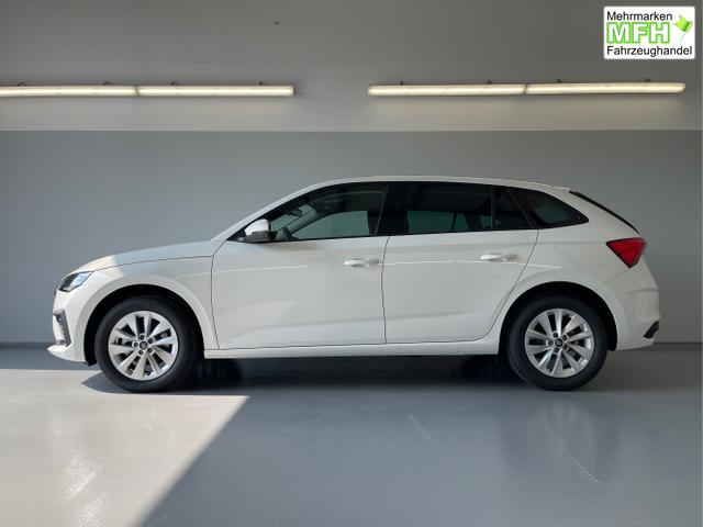 Skoda / Scala / Wei&szlig; / / / 115PS DSG GV5+AHK+Kamera+Kessy+PDC+Sitzheiz+Alu16+Climatronic