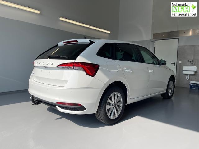Skoda / Scala / Wei&szlig; / / / 115PS DSG GV5+AHK+Kamera+Kessy+PDC+Sitzheiz+Alu16+Climatronic