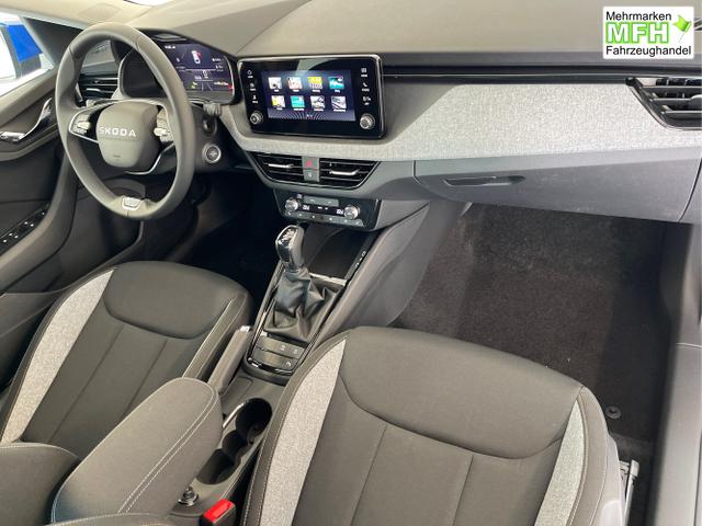 Skoda / Scala / Wei&szlig; / / / 115PS DSG GV5+AHK+Kamera+Kessy+PDC+Sitzheiz+Alu16+Climatronic