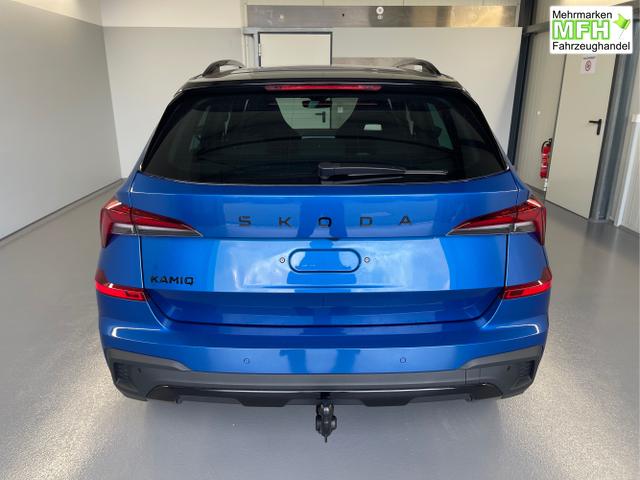 Skoda / KAMIQ / Blau / / / 115PS DSG AHK+Navi+Matrix+GV5+Pano+Kessy+Kamera+Alu17+Sitzheiz