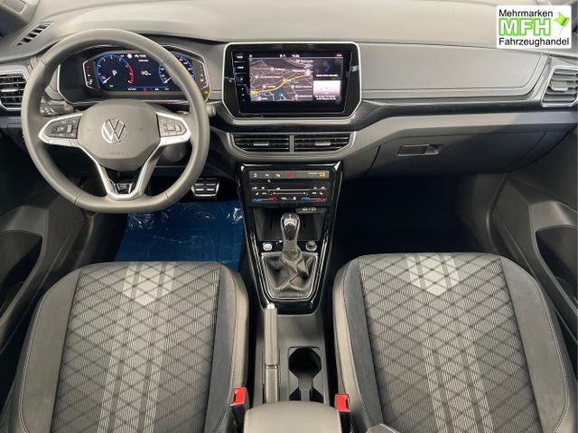 Volkswagen / T-Cross / Grau / / / 150PS DSG GV5+Navi+IQ.Light+AHK+Black+Cam+Keyless+Side+Climatronic