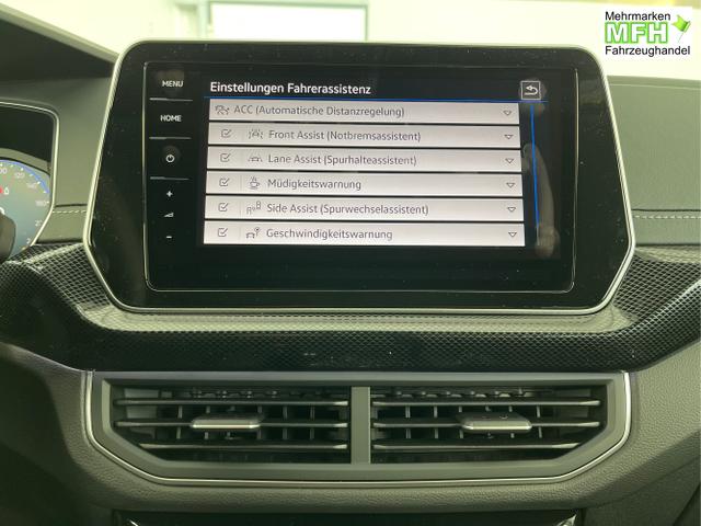 Volkswagen / T-Cross / Silber / / / 150PS DSG GV5+Navi+IQ.Light+AHK+Black+Cam+Keyless+Side+Climatronic